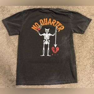 COVE USA No Quarter (Limited Edition) T-Shirt, Gray/Distressed Style, Mens Large